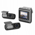 Vaizdo registratorius sjcam m60s automobilio kamera 4k kamera priekyje + gale + viduje