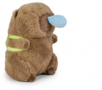 Mink&scaron;ta kapibara 23cm su vėžlio kuprine &ndash; puiki dovana!