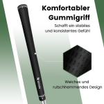 Costway Golf Chipper 89 cm golfo klubas su nerūdijančio plieno galvute ir neslystančia rankena de&scaron;iniarankiams sidabrinė