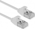 Roline ROLINE F/UTP DataCenter Patch Cord Cat.6A (Class EA), LSOH, bardzo cienki, szary, 0,15 m