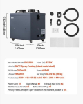 Litavimo dūmų i&scaron;traukiklis 275W su 4 pakopų filtru