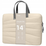 Innostyle Moteri&scaron;kas 13 14 Ne&scaron;iojamojo Kompiuterio Krep&scaron;ys Vandeniui Carrylite Slim Beige