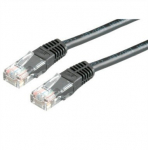 Lan tinklo kabelis Utp kat. 6 Rj45, juodas, 5m