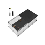 Mažų Gyvūnų Narvas, 144x74x47 cm, Debesų Baltumas