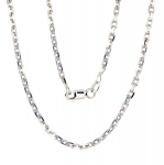 Itali&scaron;ka sidabro grandinėlė &bdquo;Inkaras II&ldquo; i&scaron; 925 prabos sidabro su rodžio danga DS00SC162