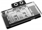 Vaizdo plok&scaron;tės au&scaron;intuvas Alphacool Core RX 9070 Steel Legend GPU Wasserblock, ARGB, mit Backplate - Acryl
