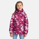 Huppa Pavasario striukė mergaitėms JOLY, burgundy pattern