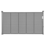 Pilka traukiama apsauginė tvorelė vaikams ir augintiniams