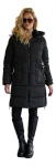 Moteri&scaron;ka juoda žieminė striukė Flint JS/16M9302/392-64826-XL