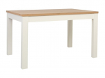 Valgomojo stalas Black Red White Maren, rudas/baltas
