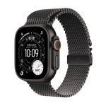 Apple Watch Ultra 3&nbsp;GPS + Cellular&nbsp;49mm&nbsp;Black Titanium Case with Black Titanium Milanese Loop - Medium - MF1Q4ET/A