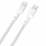 Dudao L9c Max Usb-c Pd 240w kabel, 2m, baltas