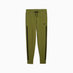PUMA žalios spalvos laisvalaikio kelnės vyrams PUMA SPACER Pants cl Olive Green - 68857533, žalios