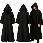 Apsiaustas Juodas Kostiumas Daktaras Maras Maras Darth Vader Tamsus Kamuolys Kostiumas