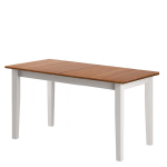 Stalas Notio Living Dakota, baltas/rudas