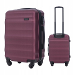 WINGS VULTURE kabininis lagaminas 38L &ndash; tvirtas ABS bagažas su 4 ratukais, lengvas kelioninis lagaminas su kodine spyna