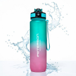 Sportinė vandens gertuvė be BPA Peterson, žydra/rožinė, 1000 ml