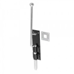 Vartų fiksatorius WRZ410 410x55x3,0 mm, juodas