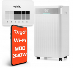 Kondensacinis oro sausintuvas velair lumea x 2068k, 330 w, 20 l/24 val., wi-fi, 50 m&sup2;