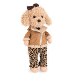 Orange Toys, Pliu&scaron;inis žaislas, Lucky Doggy, Lucky Fendy: Leopardo apranga 38 cm