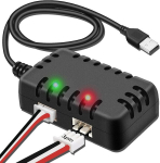 Yunique Green-Clean-Power, Lipo 7,4 V 2S 1 A USB 2-in-1 įkroviklis su balansavimu, XH-3P, RC modeliams