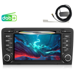 7'' Automobilių Radijas su CD DVD DAB+ Junsun Audi A3 S3 8P 2003-13 GPS Navi