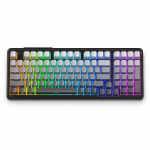 Mechaninė žaidimų klaviatūra ZIFRIEND ZT98, 98 klavi&scaron;ų, &bdquo;Silver Switch&ldquo;, RGB, pilkų atspalvių gradientas