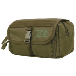 Kosmetikos dėklas Castro, su MOLLE sistema, alyvuogių spalvos