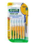 Tarpdančių &scaron;epetėliai 6 vnt. G.U.M.&reg; (1514) Travler 1,3 mm