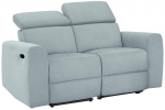 Dvivietė sofa-reglaineris Notio Living Capena, gobelenas, melsva