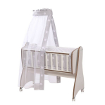 Lorelli patalynės komplektas kūdikiui First Dream Grey Stars, 75x75 cm, 5 dalių