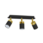 Lubinis &scaron;viestuvas JOKER BLACK/GOLD 3xGU10