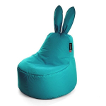 Vaiki&scaron;kas sėdmai&scaron;is Qubo&trade; Baby Rabbit Aqua, gobelenas, žalias