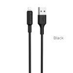 Kabelis USB -> Lightning Hoco X25, 1.0m, Įkrovimo duomenų kabelis USB 2.0 - Lightning for Apple iPhone laidas, juodas