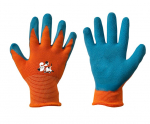 Vaiki&scaron;kos apsauginės pir&scaron;tinės Bradas Orange, 5 dydis, lateksas