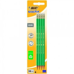 Pie&scaron;tukai su trintuku Bic Evolution Original HB, pakuotėje 4vnt 049012