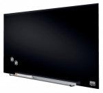 Stiklinė juoda magnetinė lenta Glass Nobo Widescreen 31"