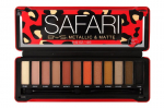 BYS Akių &scaron;e&scaron;ėlių paletė Matte/Metallic Safari, 12 spalvų