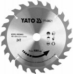 Yato pjovimo diskas medienai 185x24tx20mm Yt-60621