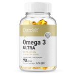 Maisto papildas OstroVit Omega 3 Ultra, 90 kapsulių