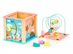 Medinis edukacinis kubas EcoToys Dino
