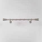 Karnizas SEVILLA viengubas &Oslash;16mm &scaron;v. mat. sidabro sp., 200 cm