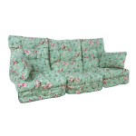 Sūpynių pagalvė Home4you Roma, žalia