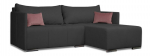 Kampinė sofa Deka-Sturis Tamsiai pilka