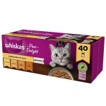 Whiskas Pure Delight rinkinys katėms, 40 x 85g