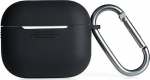 Beline silikoninis dėklas Airpods 3, juodas