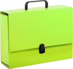 A4 dėklas su rankena, ry&scaron;kiai žalias