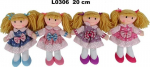 Lėlė gyvūnas 23cm MIX - Saulės diena