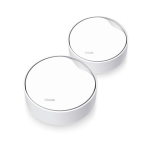 TP-Link DECO X50-POE(2-PACK) Tinklinė sistema, Wi-Fi 6, Dual-band 2.4/5 GHz, 3 LAN RJ-45 prievadai, Baltas, Vidinės antenos
