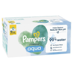 Drėgnos kūdikių servetėlės Pampers Harmonie Aqua Pure, 432 vnt